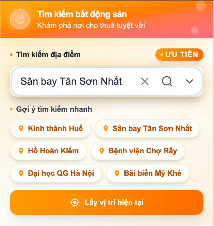 Bước 4: Nhập địa chỉ hoặc chọn địa danh có sẵn